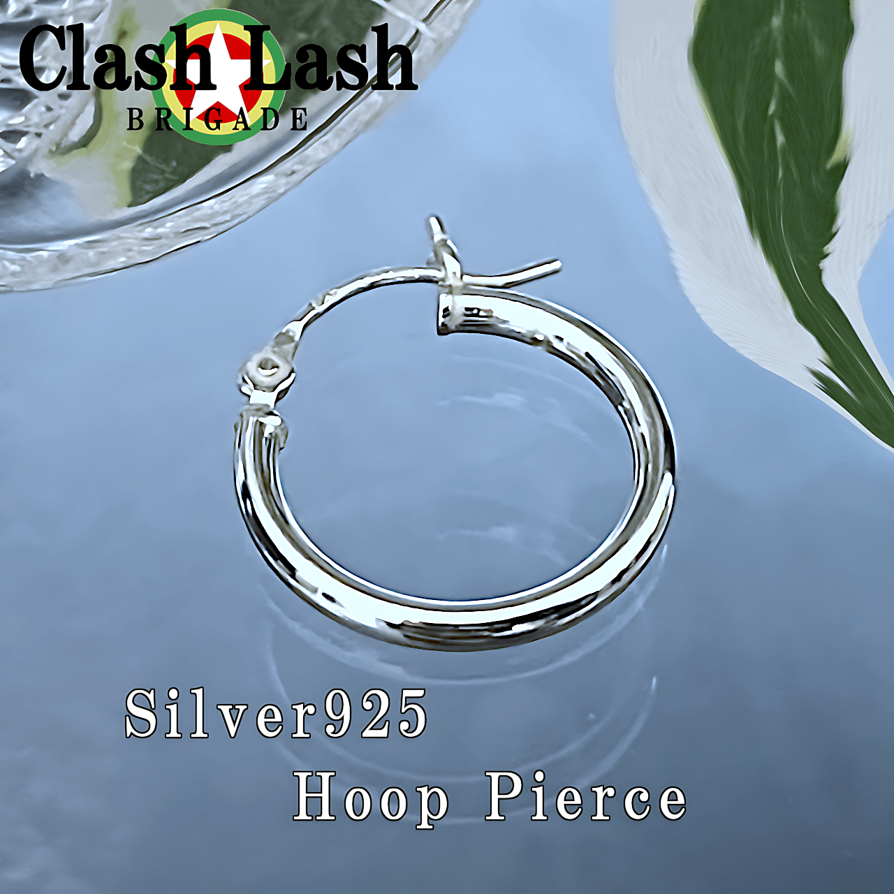 Yahoo! Yahoo!ショッピング(ヤフー ショッピング)【CLE-013】Silver925 Hoop Pierce スターリングシルバー フープピアス シルバー925 シンプル ラウンド ピアス 鏡面 リング 大きめ メンズ レディース 1個販売