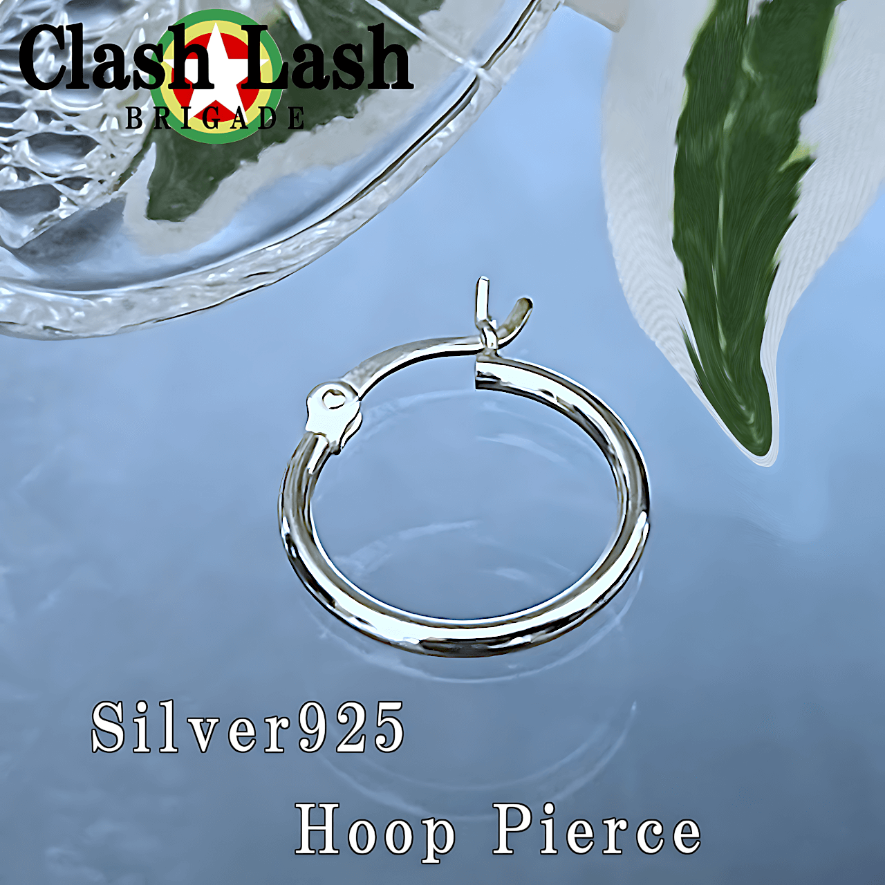 Yahoo! Yahoo!ショッピング(ヤフー ショッピング)【CLO-020】Silver925 Hoop Pierce スターリングシルバー フープピアス シルバー925 小さめ シンプル スリム 鏡面 スタイリッシュ 丸 ラウンド リング 1個販売