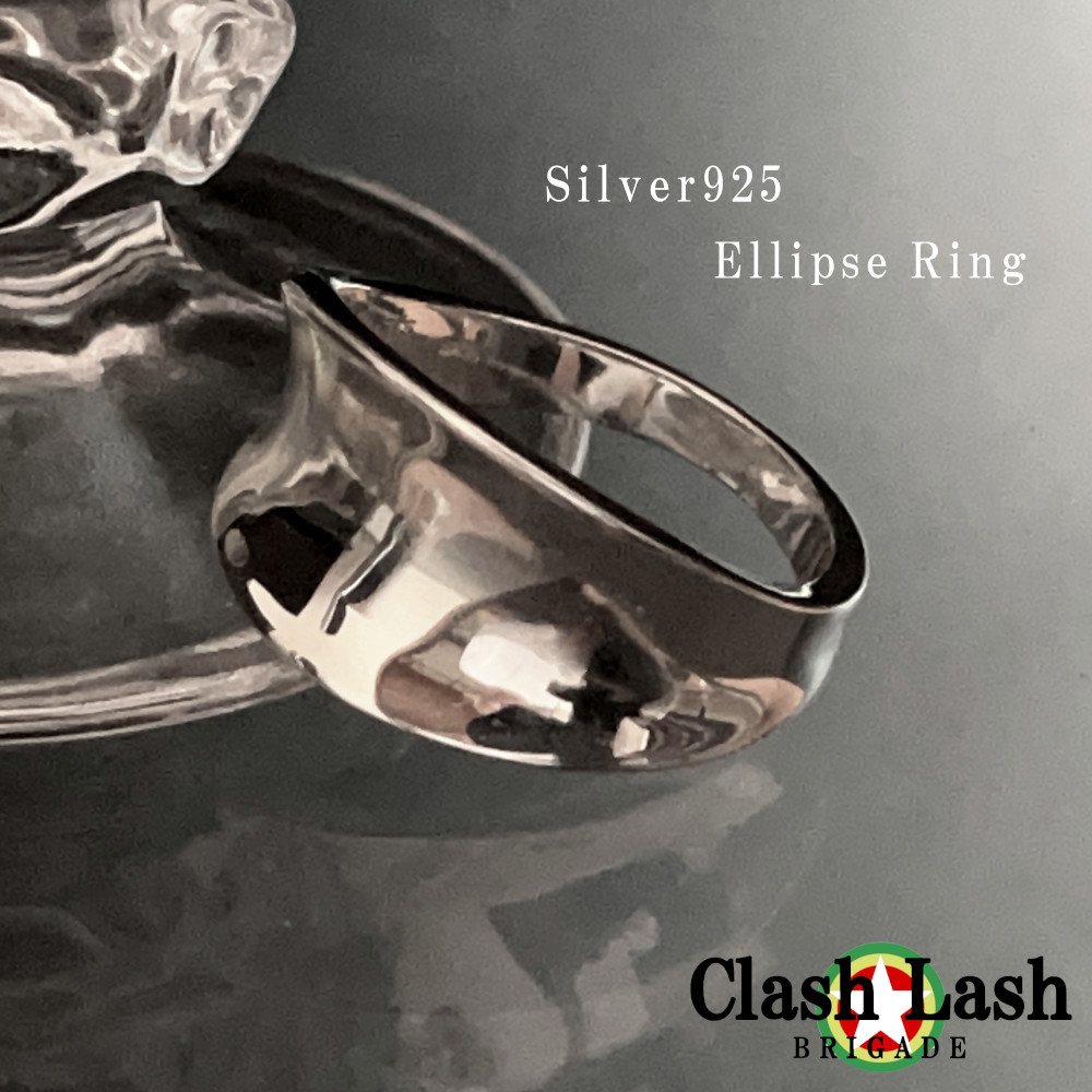 Yahoo! Yahoo!ショッピング(ヤフー ショッピング)【CLR-003】Silver925 Ellipse Ring スターリングシルバー ラウンドリング