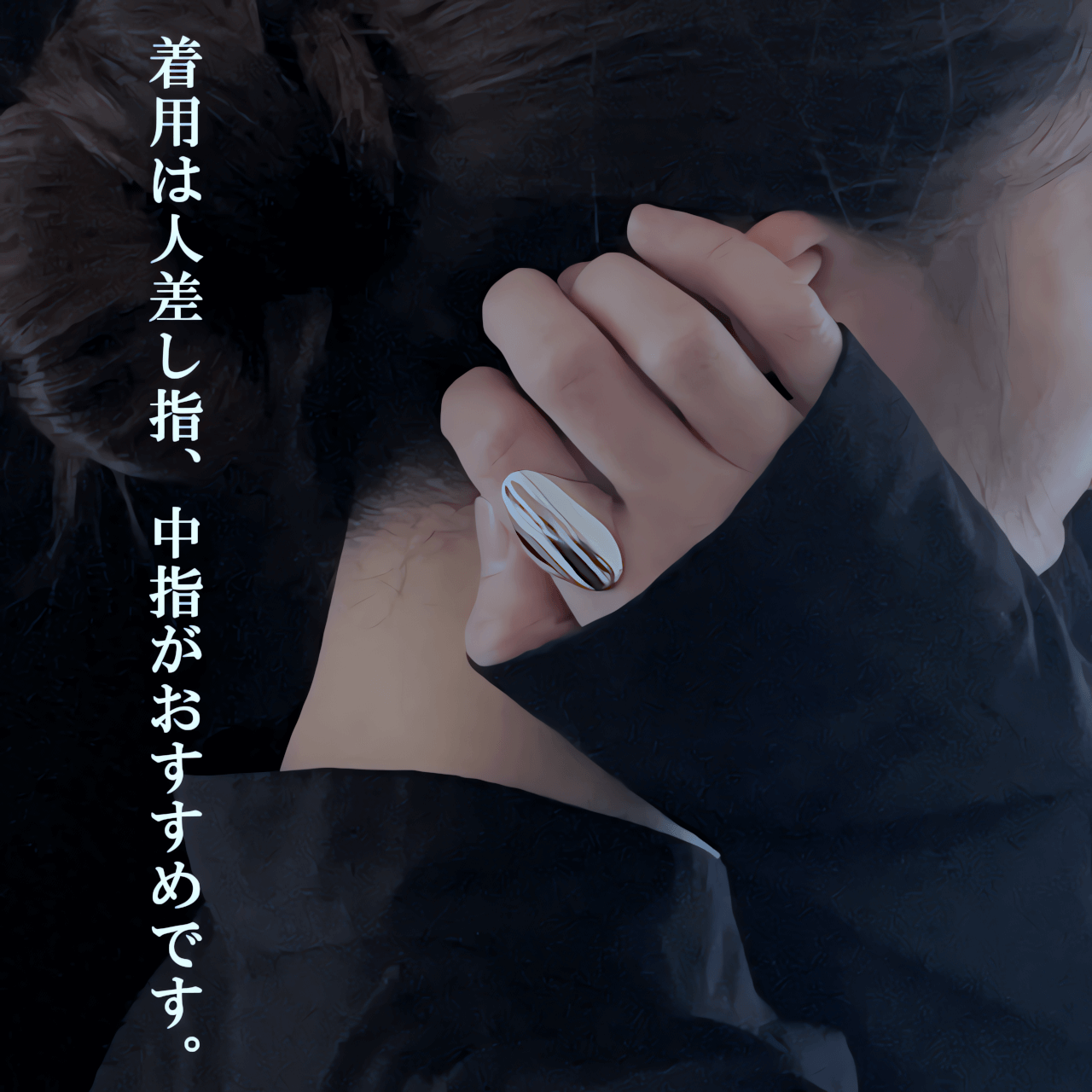 CLR-004】Silver925 Short Armor Ring スターリングシルバー