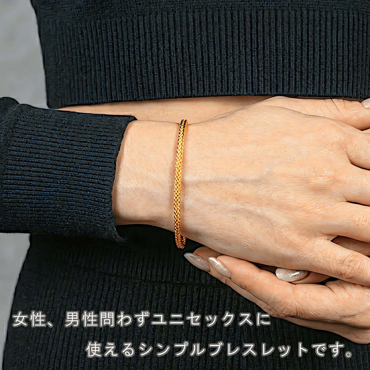 ブレスレット 18金コーティング レディース ...の詳細画像1
