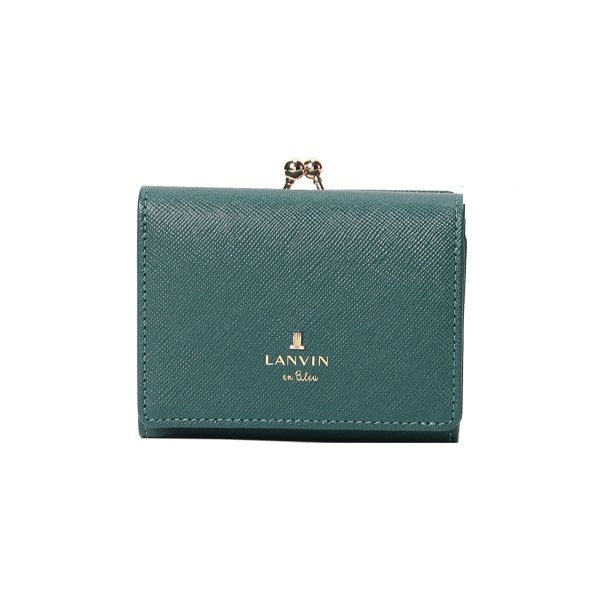 LANVIN en Bleu 新色ランバンオンブルー 財布 口金三つ折り財布