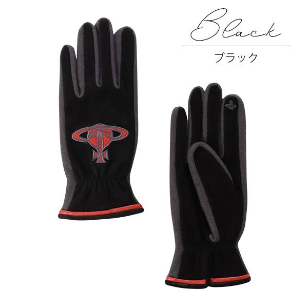 ヴィヴィアン レディース 手袋 異素材コンビ 手袋 4151VW544 | Vivienne Westwood | 01