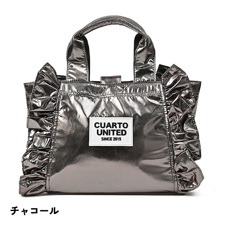 Cuarto UNITED（クアルトユナイテッド） メタリックフリルカートバッグ