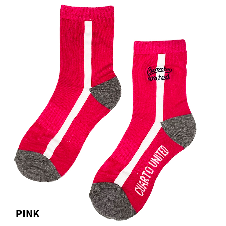 クルーソックス サイドライン 刺繍ロゴ レディース クアルトユナイテッド ゴルフウェア 20FW | Cuarto UNITED | 02