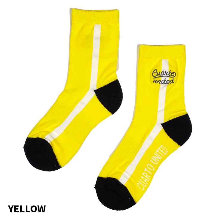 クルーソックス サイドライン 刺繍ロゴ レディース クアルトユナイテッド ゴルフウェア 20FW | Cuarto UNITED | 01