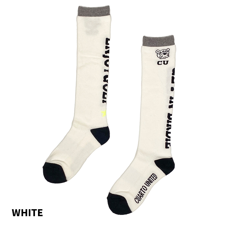 ハイソックス トラマーク バックロゴ レディース クアルトユナイテッド ゴルフウェア 20FW | Cuarto UNITED | 01