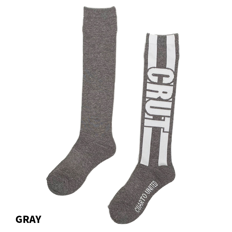 ハイソックス サイドライン ビッグロゴ レディース クアルトユナイテッド ゴルフウェア 20FW | Cuarto UNITED | 01