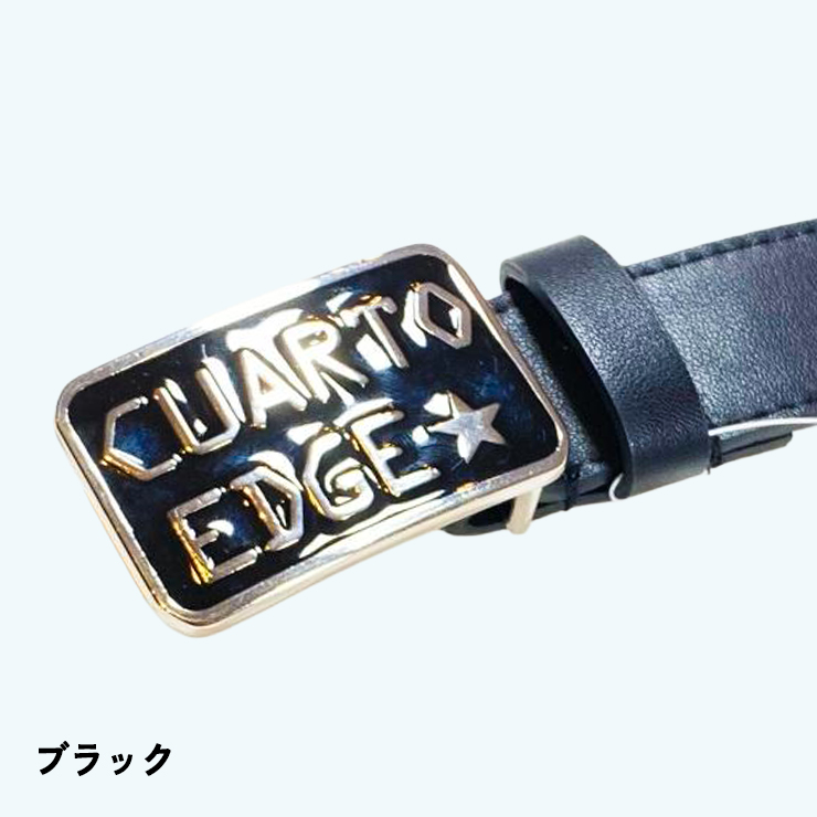 Cuarto UNITED（クアルトユナイテッド） ベルト 合皮 革 メタル