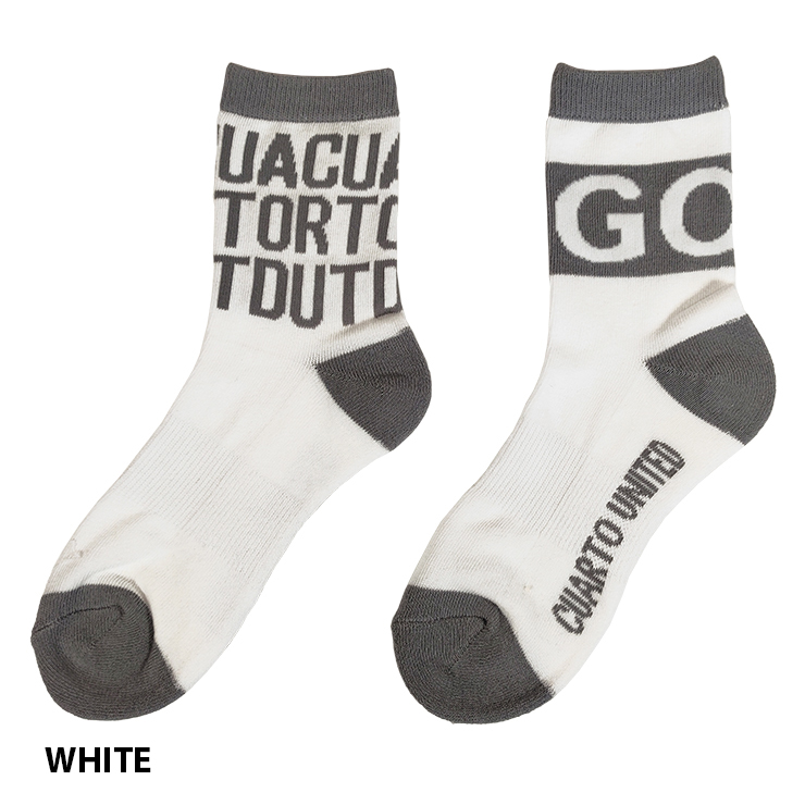 クルーソックス アシンメトリー GOLFロゴ レディース クアルトユナイテッド ゴルフウェア 22SS | Cuarto UNITED | 01