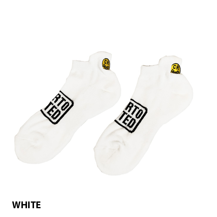 ソックス アンクル丈 フロントロゴ 刺繍スマイルマーク レディース クアルトユナイテッド 靴下 ゴルフウェア 22SS | Cuarto UNITED | 01