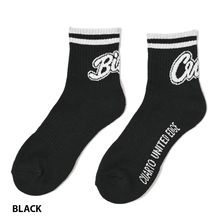 クルーソックス アシンメトリー EDGE バックロゴ メンズ クアルトユナイテッド ゴルフウェア 23SS | Cuarto UNITED | 02