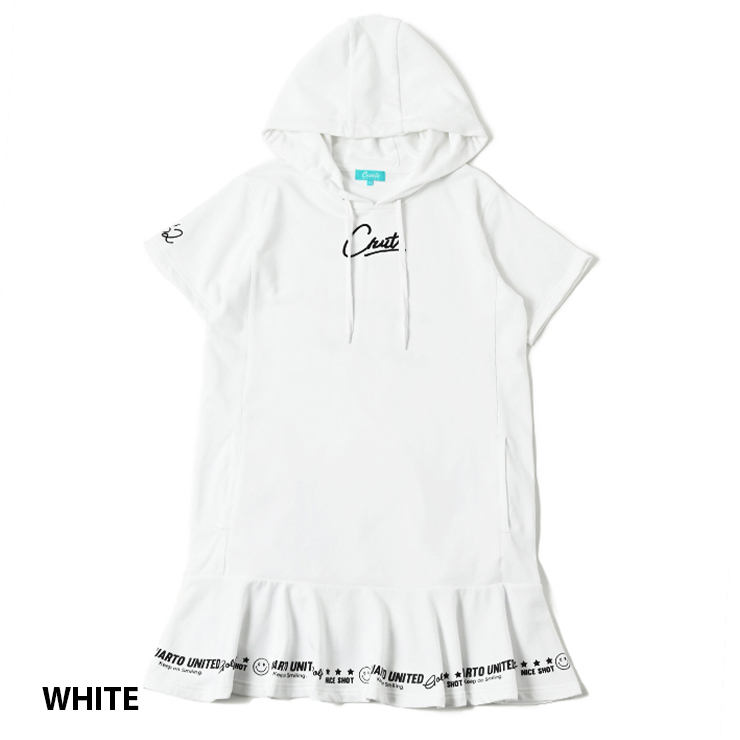 クアルトユナイテッド ゴルフ ワンピース サイド 花柄パーカー 新品