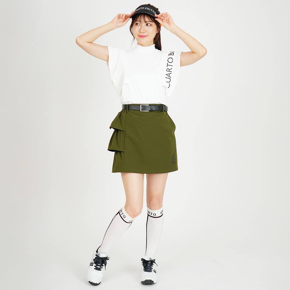 Cuarto UNITED（クアルトユナイテッド） サイドフリルスカート 撥水