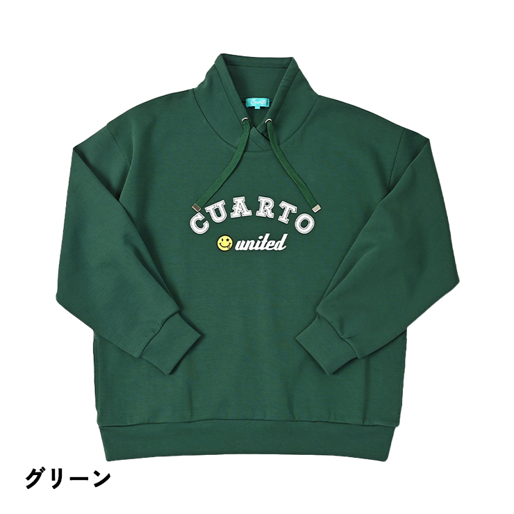 Cuarto UNITED（クアルトユナイテッド） スタンドネックスウェット