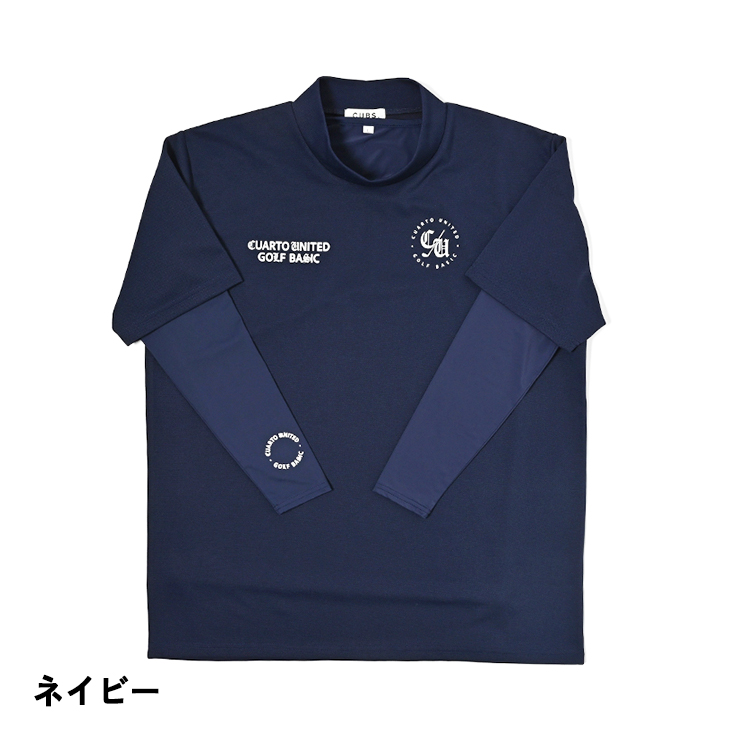 CUARTO UNITED ホワイト・ブラック長袖セーター メンズL CUARTO UNITED