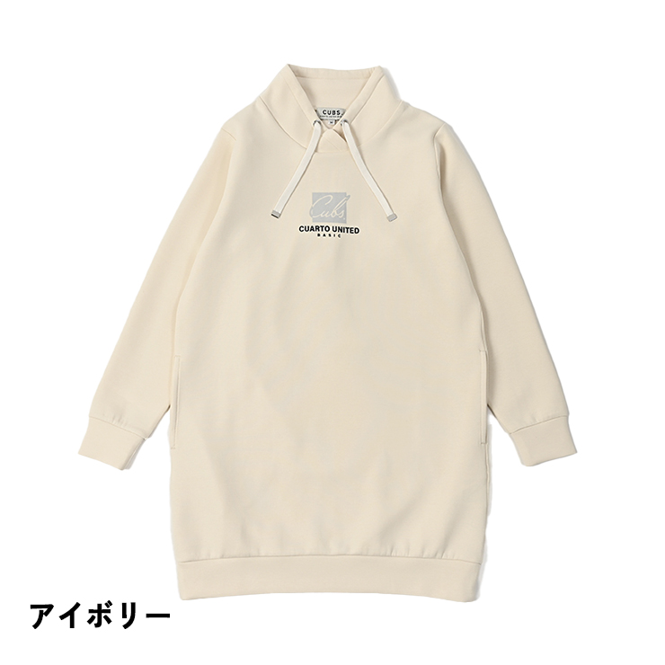 Cuarto UNITED（クアルトユナイテッド） スタンドネック ワンピース
