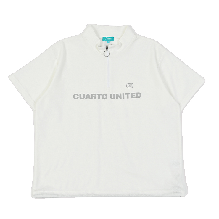 Cuarto UNITED（クアルトユナイテッド） ハーフジップオーバーサイズ