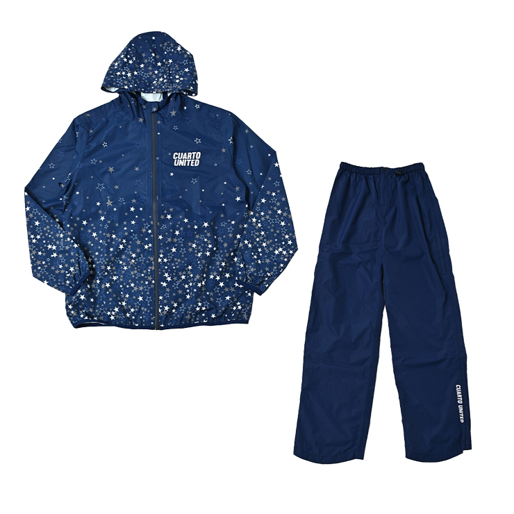 Cuarto UNITED（クアルトユナイテッド） レインウェア セットアップ