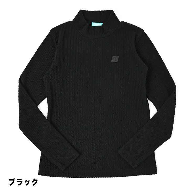 タートルネック ニット トップス ケーブル編み風  レディース クアルトユナイテッド ゴルフウェア 24FW Cuarto UNITED タートルネック ニット トップス ケーブル編み風