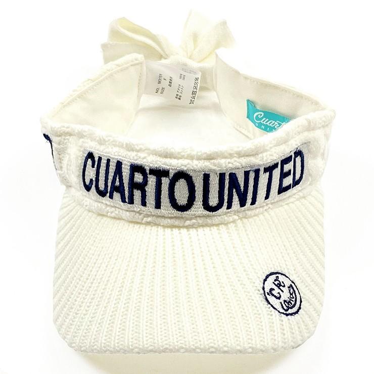 新品☞ジーフォア　後ろリボン　サン バイザー●ベージュゴルフ帽子 新品☞ジーフォア 後ろリボン サン バイザー○ベージュゴルフ