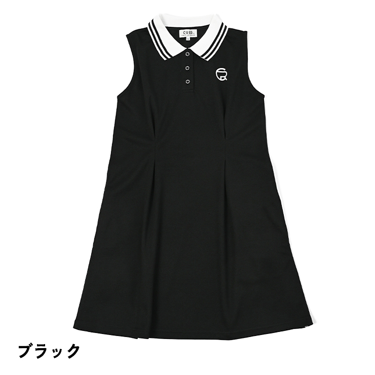 Cuarto UNITED（クアルトユナイテッド） ポロワンピース ノースリーブ