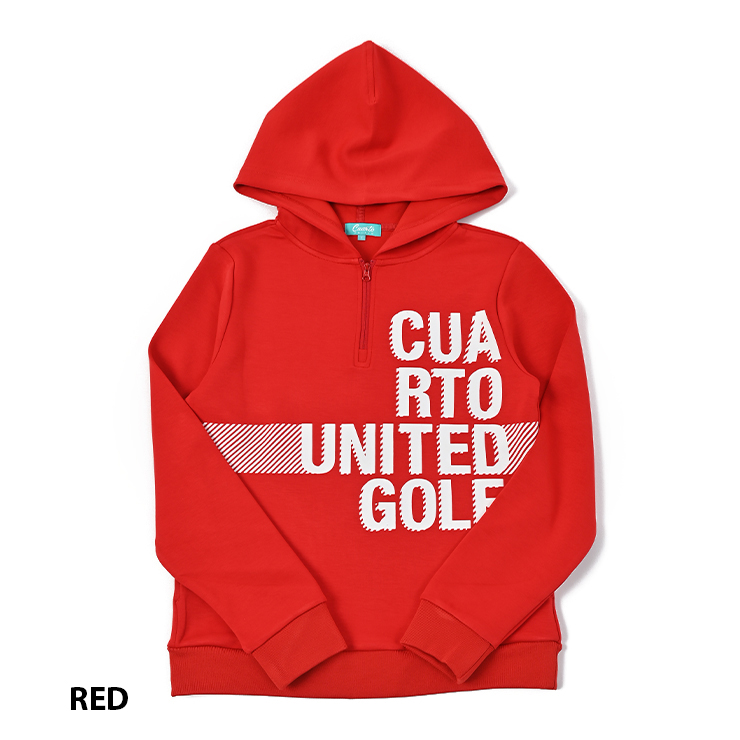 Cuarto UNITED（クアルトユナイテッド） ハーフジップパーカー