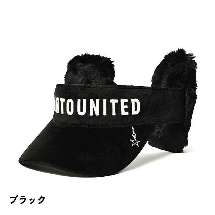 Cuarto UNITED（クアルトユナイテッド） サンバイザー もこもこファー
