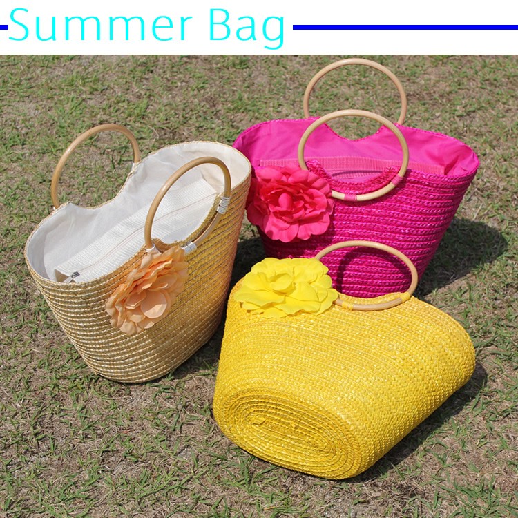 かごバッグ　バスケット　リゾート　海