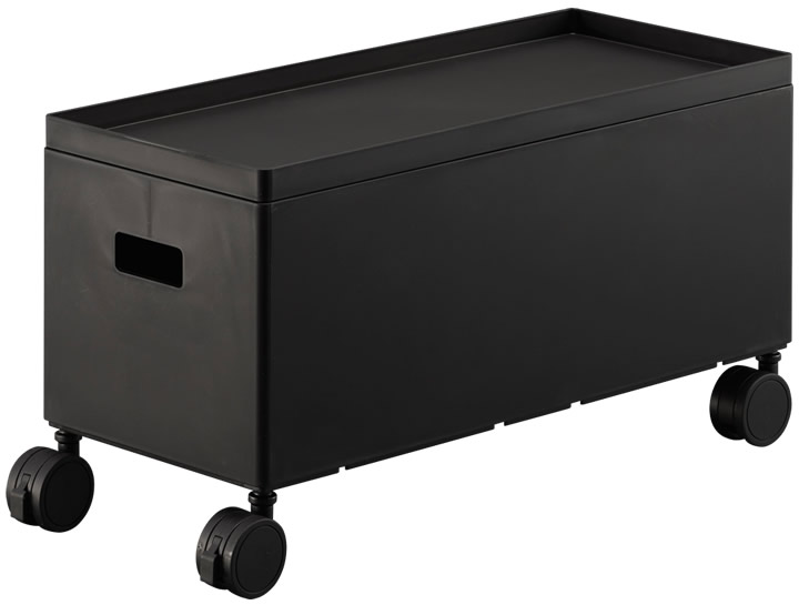 tower 在庫限り 蓋付き収納ボックスワゴン S タワー 山崎実業 ボックス