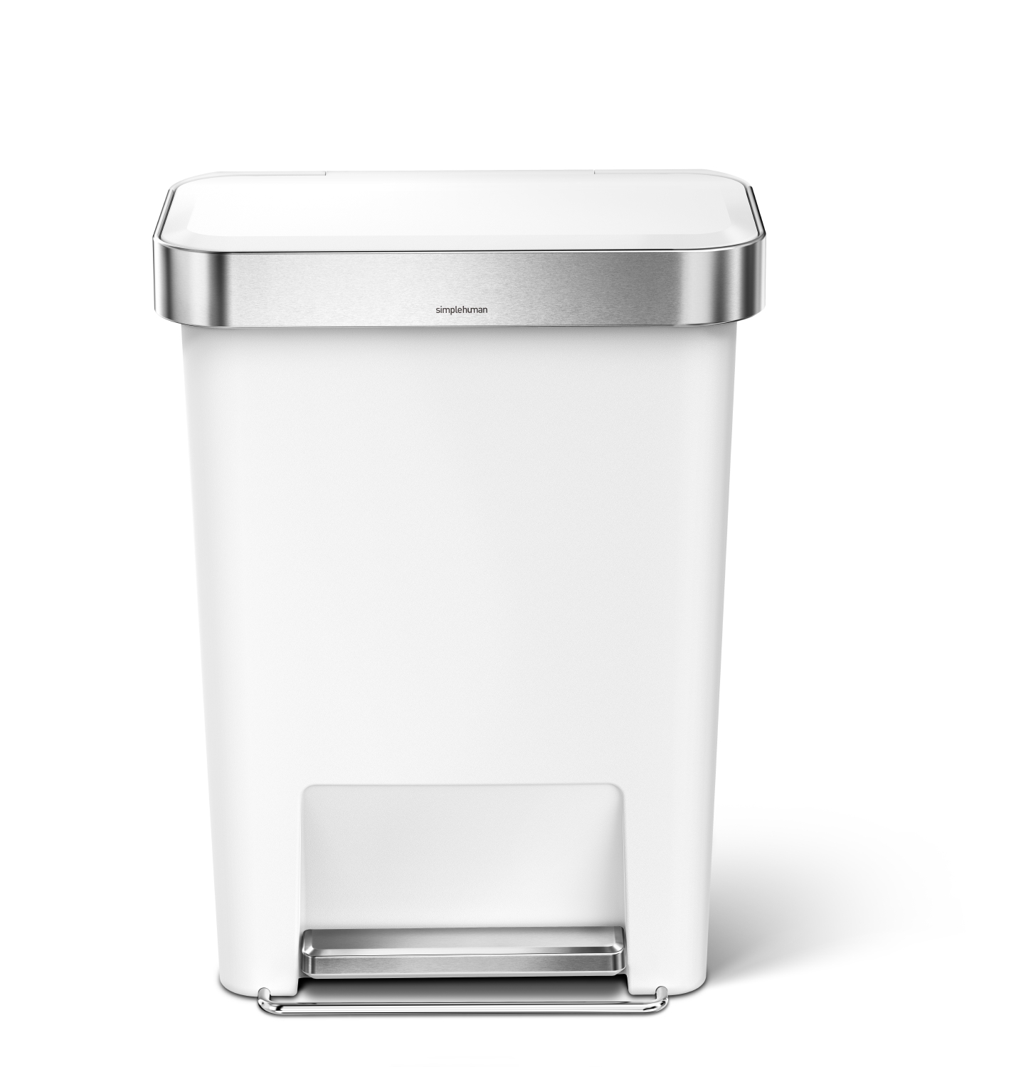 45リットル ゴミ箱 おしゃれ ペダル式 simplehuman シンプルヒューマン 正規販売店 プラスチック レクタンギュラーステップカン 45L