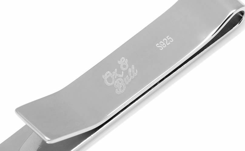 ネクタイピン タイバー スターリングシルバー タイクリップ タイピン