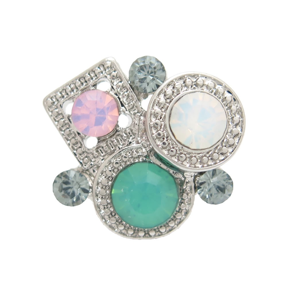 フレーム＆ストーン金属ボタン　BT-643 18mm |  | 02