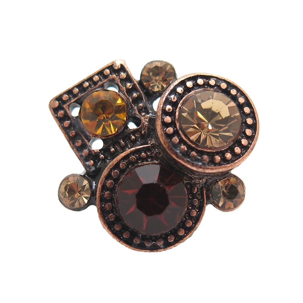 フレーム＆ストーン金属ボタン　BT-643 18mm |  | 03