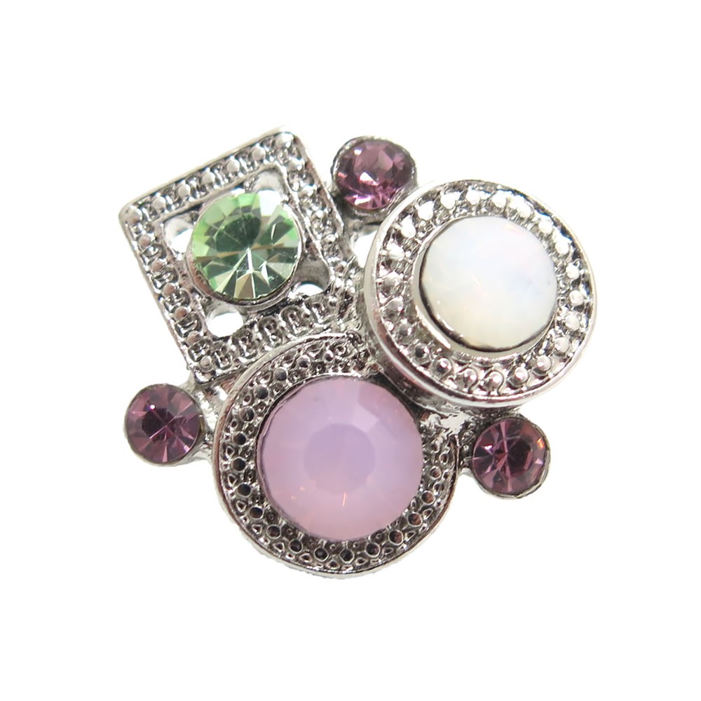 フレーム＆ストーン金属ボタン　BT-643 18mm |  | 01