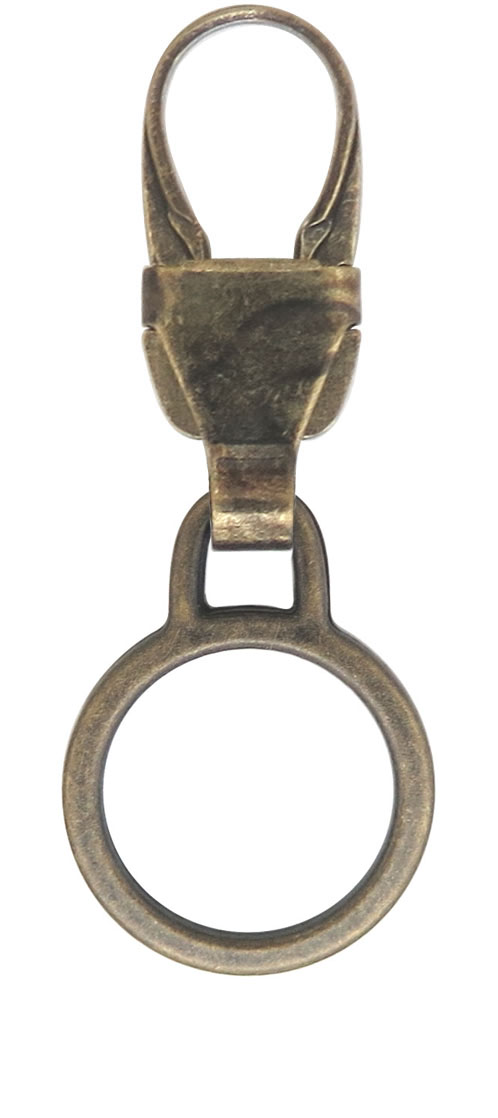 ファスナー引き手の修理に付け方簡単4step 『選べる2色　FMチェンジャー「ラウンドフレーム」』 ファスナートップ・アクセサリーチャーム クリスマス 爆買 |  | 04