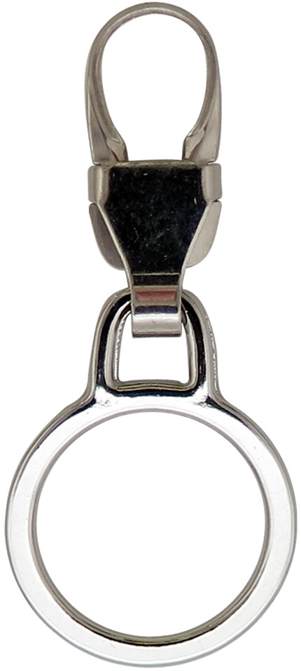 ファスナー引き手の修理に付け方簡単4step 『選べる2色　FMチェンジャー「ラウンドフレーム」』 ファスナートップ・アクセサリーチャーム クリスマス 爆買 |  | 01