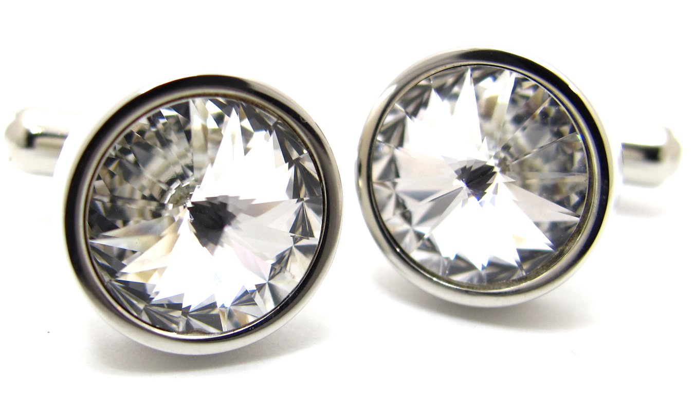 クリスタルガラス センプリチェ1カフス カフスボタン カフリンクス 男性 結婚式 プレゼント おしゃれ スーツ アクセサリ 好感度 目立つ カラバリ 日本製 | SWAROVSKI | 05