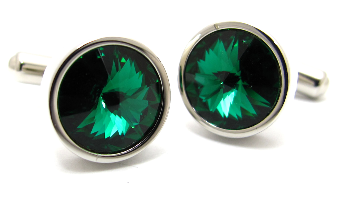 クリスタルガラス センプリチェ1カフス カフスボタン カフリンクス 男性 結婚式 プレゼント おしゃれ スーツ アクセサリ 好感度 目立つ カラバリ 日本製 | SWAROVSKI | 08