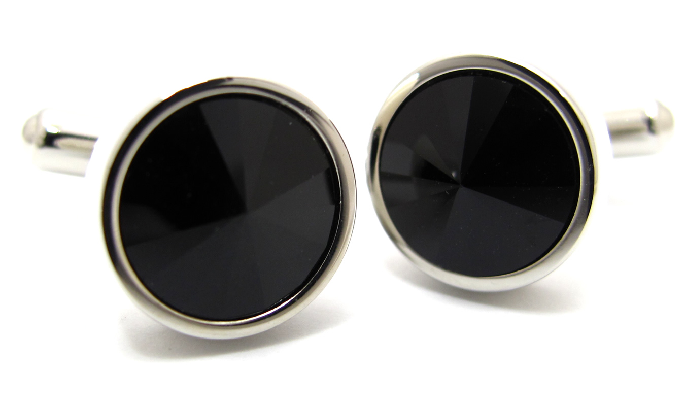 クリスタルガラス センプリチェ1カフス カフスボタン カフリンクス 男性 結婚式 プレゼント おしゃれ スーツ アクセサリ 好感度 目立つ カラバリ 日本製 | SWAROVSKI | 12