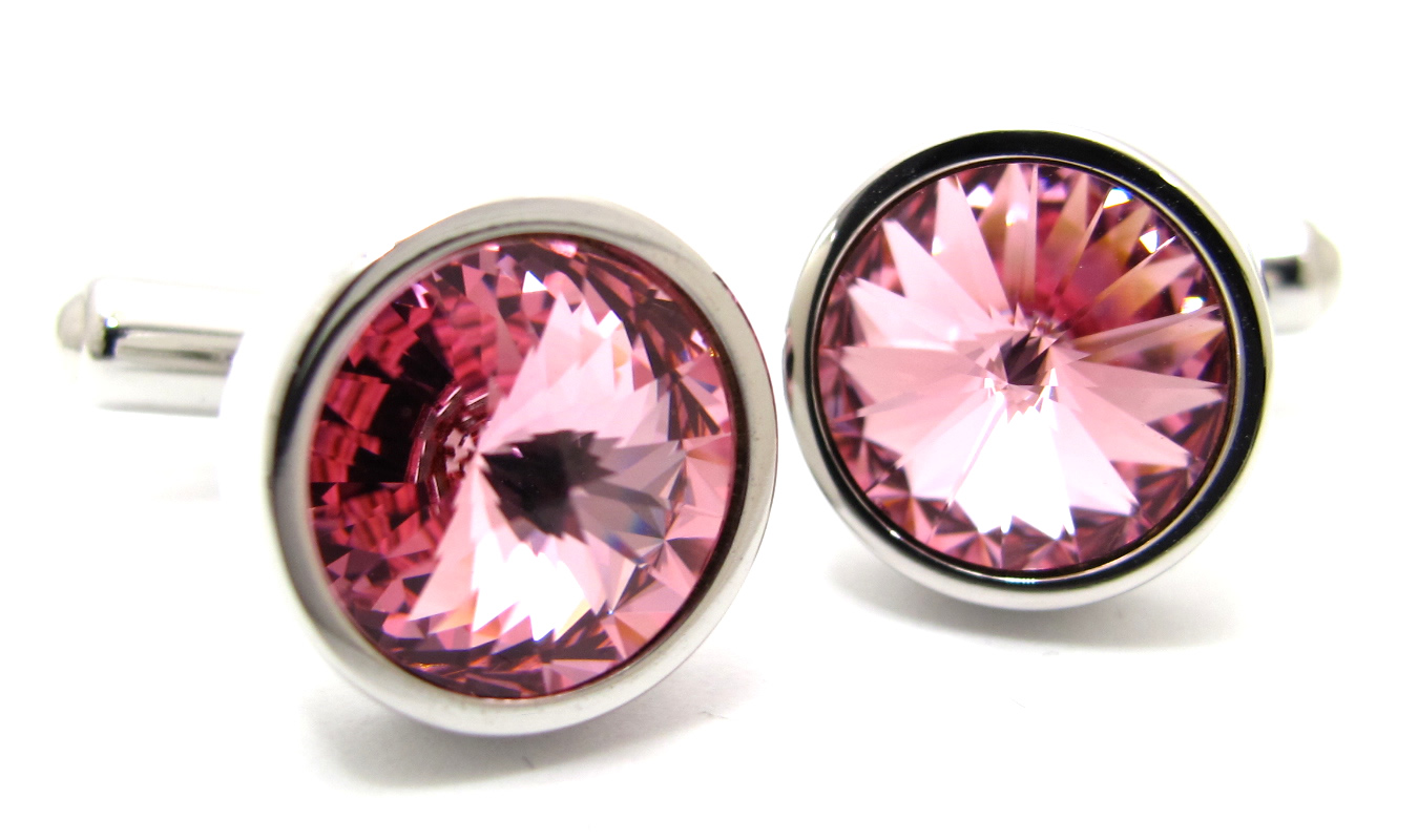 クリスタルガラス センプリチェ1カフス カフスボタン カフリンクス 男性 結婚式 プレゼント おしゃれ スーツ アクセサリ 好感度 目立つ カラバリ 日本製 | SWAROVSKI | 17