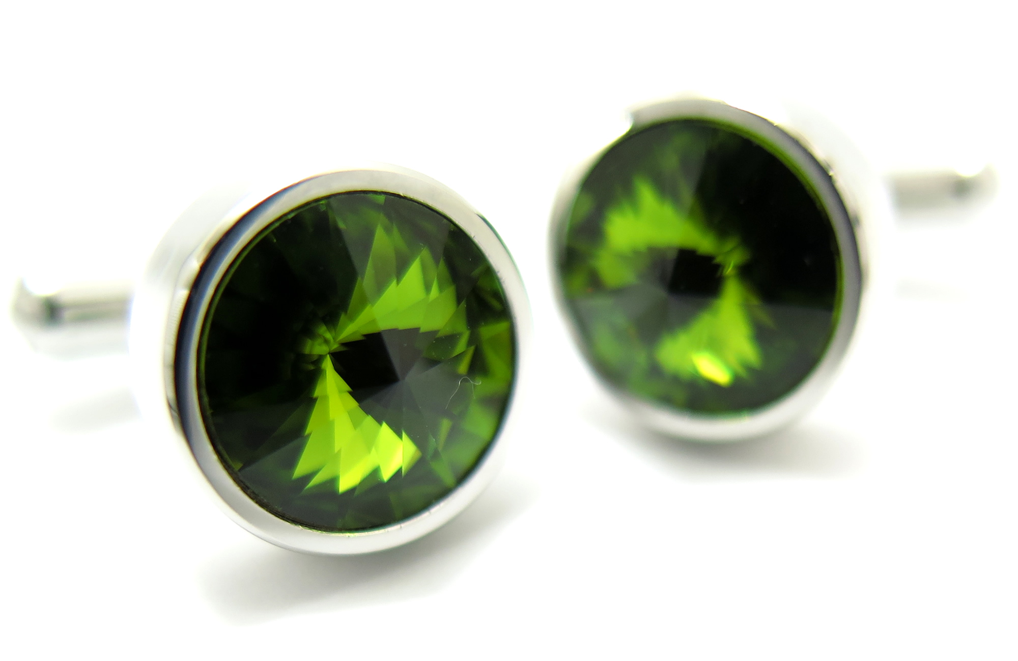 クリスタルガラス センプリチェ1カフス カフスボタン カフリンクス 男性 結婚式 プレゼント おしゃれ スーツ アクセサリ 好感度 目立つ カラバリ 日本製 | SWAROVSKI | 22