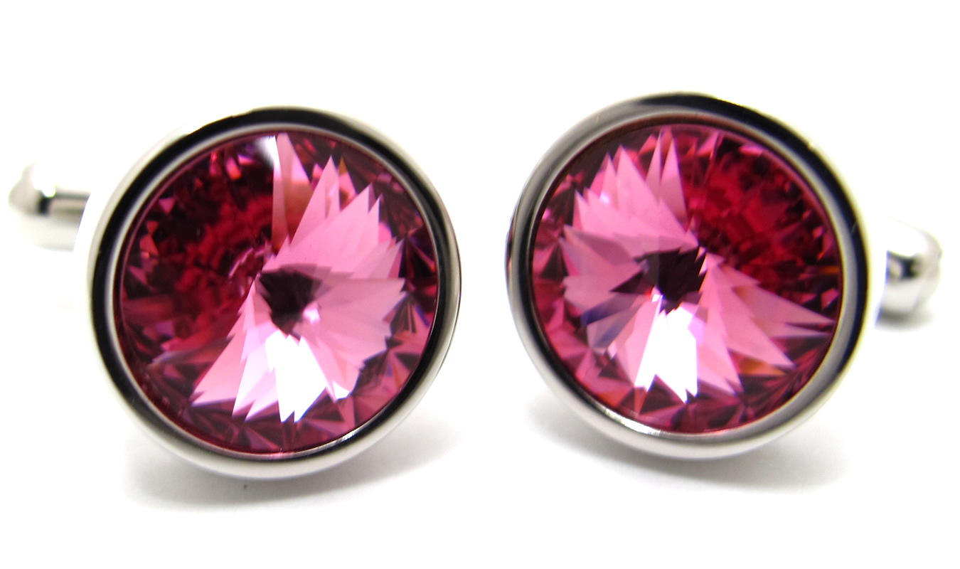 クリスタルガラス センプリチェ1カフス カフスボタン カフリンクス 男性 結婚式 プレゼント おしゃれ スーツ アクセサリ 好感度 目立つ カラバリ 日本製 | SWAROVSKI | 10