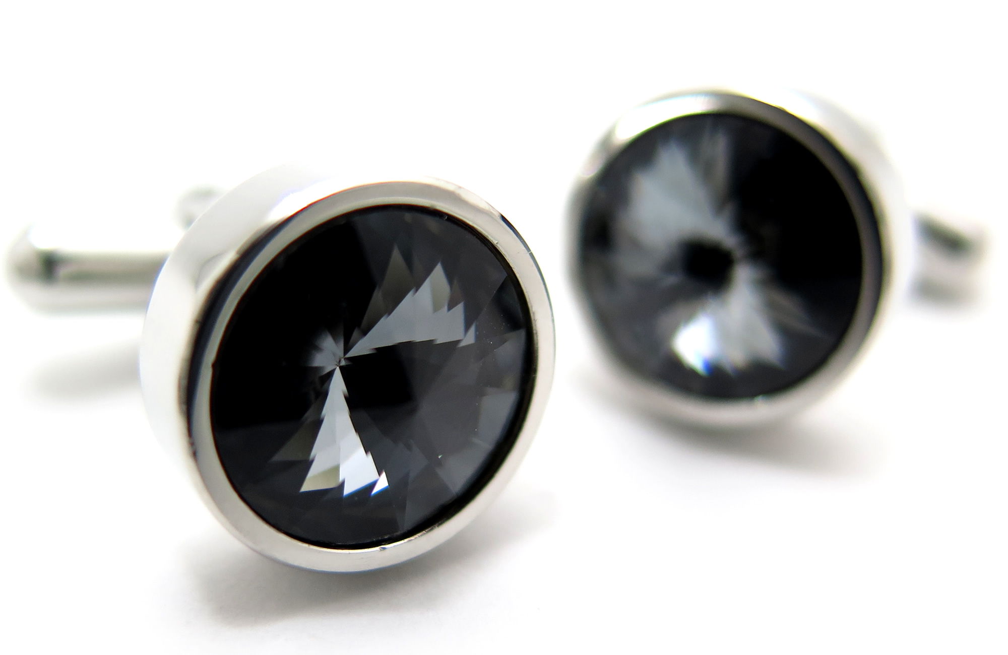 クリスタルガラス センプリチェ1カフス カフスボタン カフリンクス 男性 結婚式 プレゼント おしゃれ スーツ アクセサリ 好感度 目立つ カラバリ 日本製 | SWAROVSKI | 21