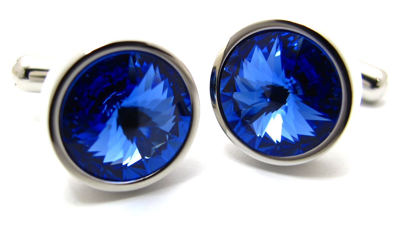 クリスタルガラス センプリチェ1カフス カフスボタン カフリンクス 男性 結婚式 プレゼント おしゃれ スーツ アクセサリ 好感度 目立つ カラバリ 日本製 | SWAROVSKI | 01