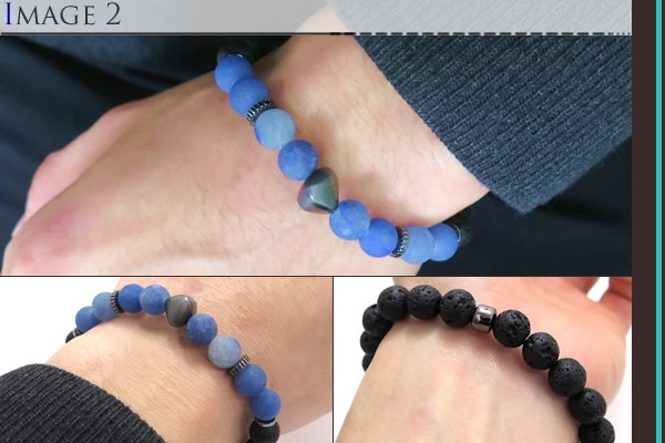 TATEOSSIAN（タテオシアン） ビーズシルバーナゲットブラックロジウム