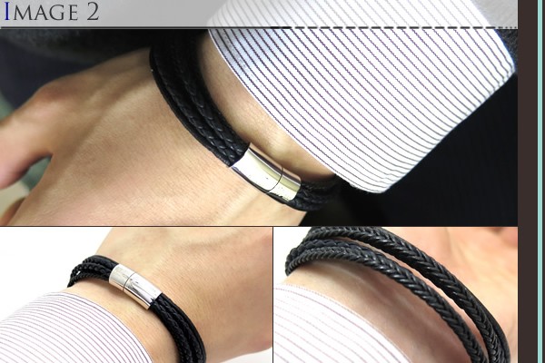 ブランド アクセサリー TATEOSSIAN タテオシアン シルバーコブラマルチブレスレット（ブラック） （ブランド ブレスレット） 父の日