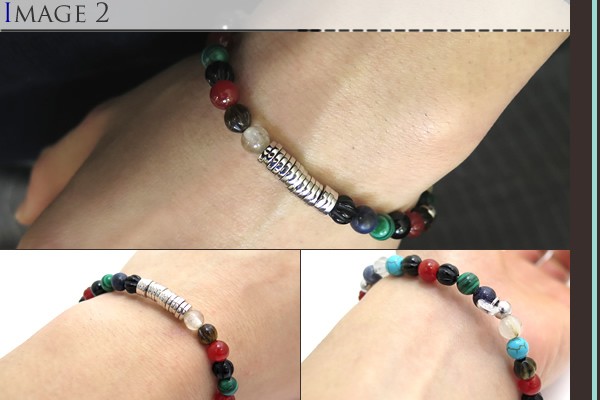 l*2様 TATEOSSIAN 天然石 ブレスレット TATEOSSIAN（タテオシアン） ブランド アクセサリー シルバー