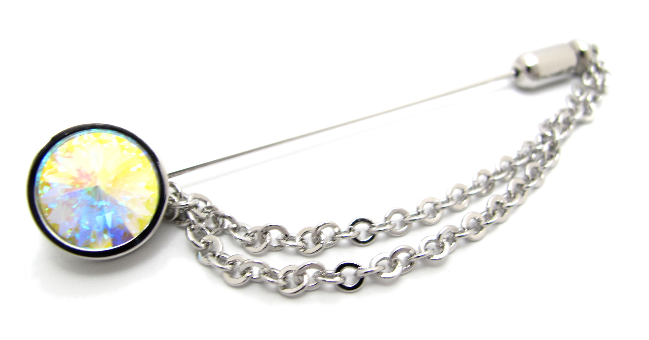 クリスタルガラス センプリチェ ラペルピン（スティック型） ピンズ ブローチ ストーン 日本製 バレンタイン 爆買 | SWAROVSKI | 13