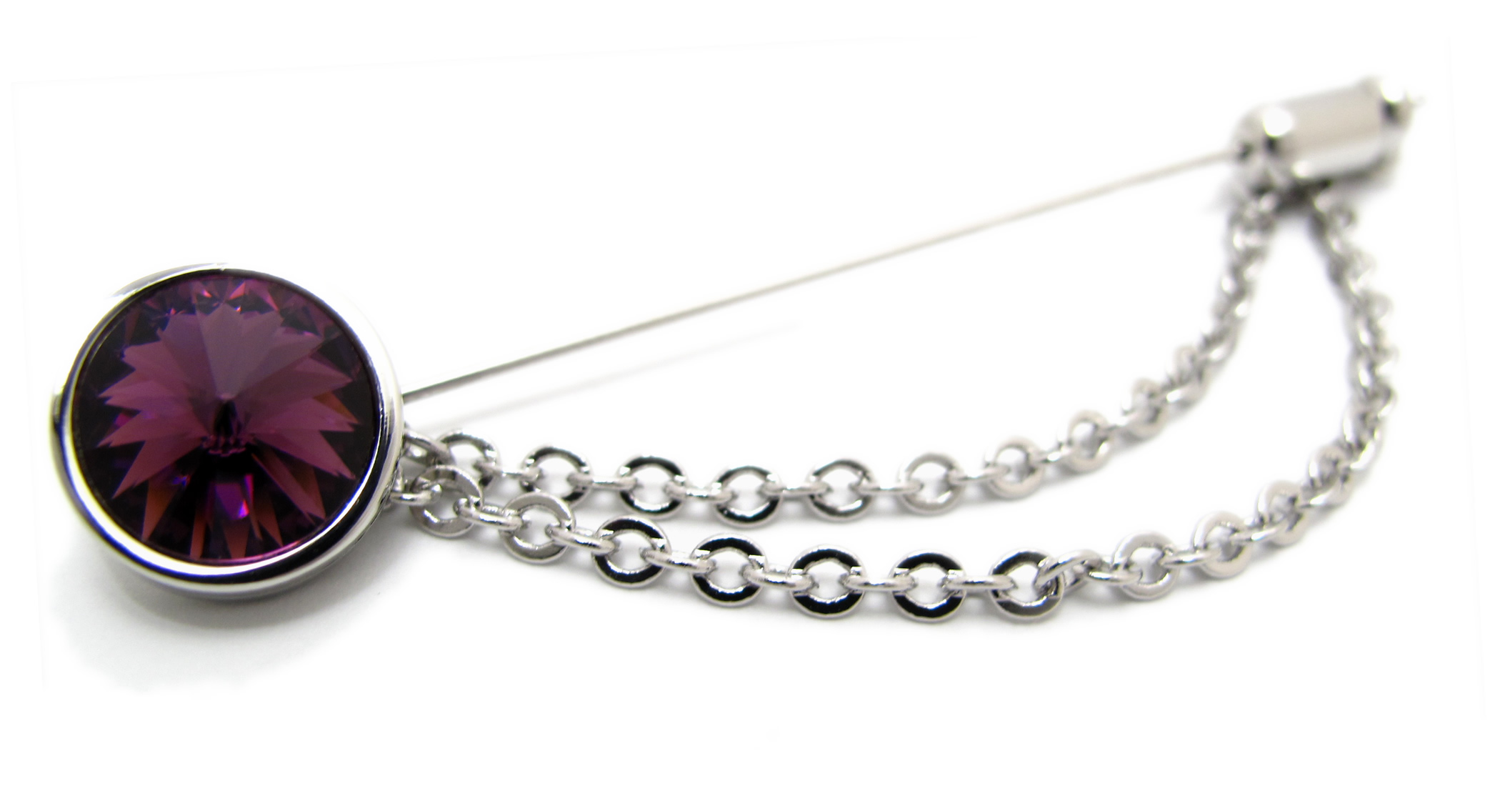 クリスタルガラス センプリチェ ラペルピン（スティック型） ピンズ ブローチ ストーン 日本製 バレンタイン 爆買 | SWAROVSKI | 06